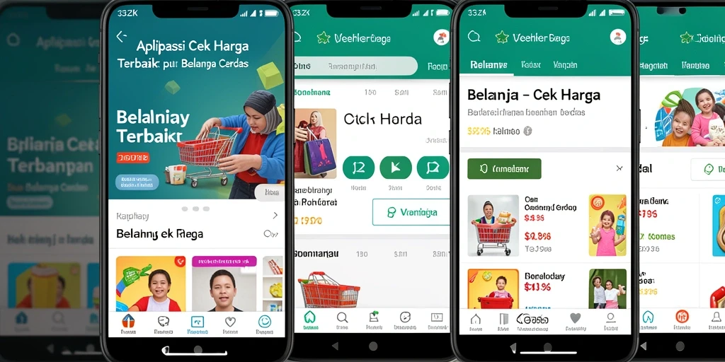 Tampilan antarmuka pengguna aplikasi Cek Harga 33ZK yang menarik.