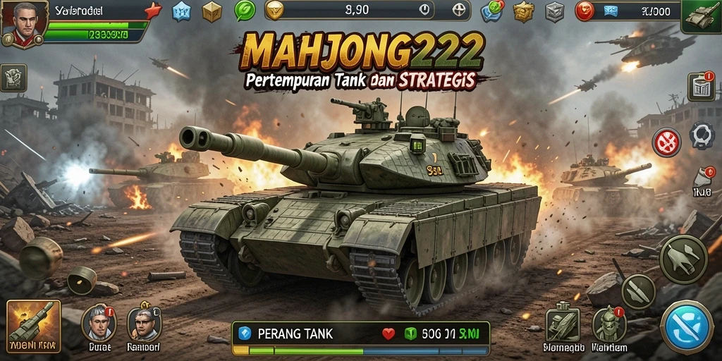 Antarmuka dinamis dan strategis dalam game Perang Tank MAHJONG222.