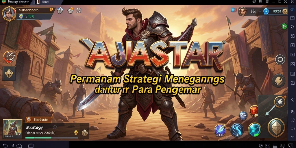 Tampilan antarmuka permainan RAJASTAR yang menarik dan strategis.