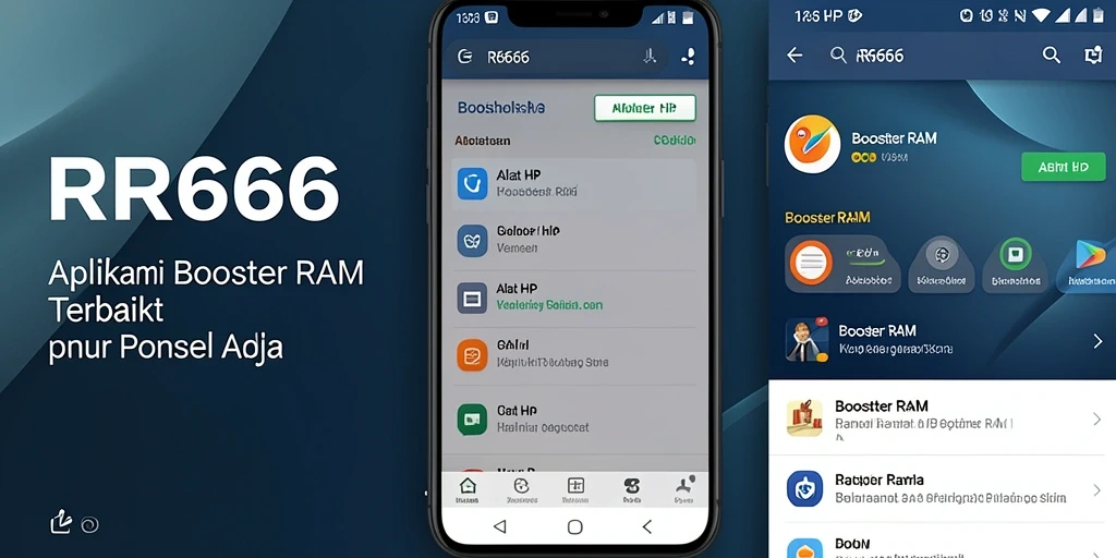 Tampilan antarmuka pengguna sederhana dan intuitif dari RR666.